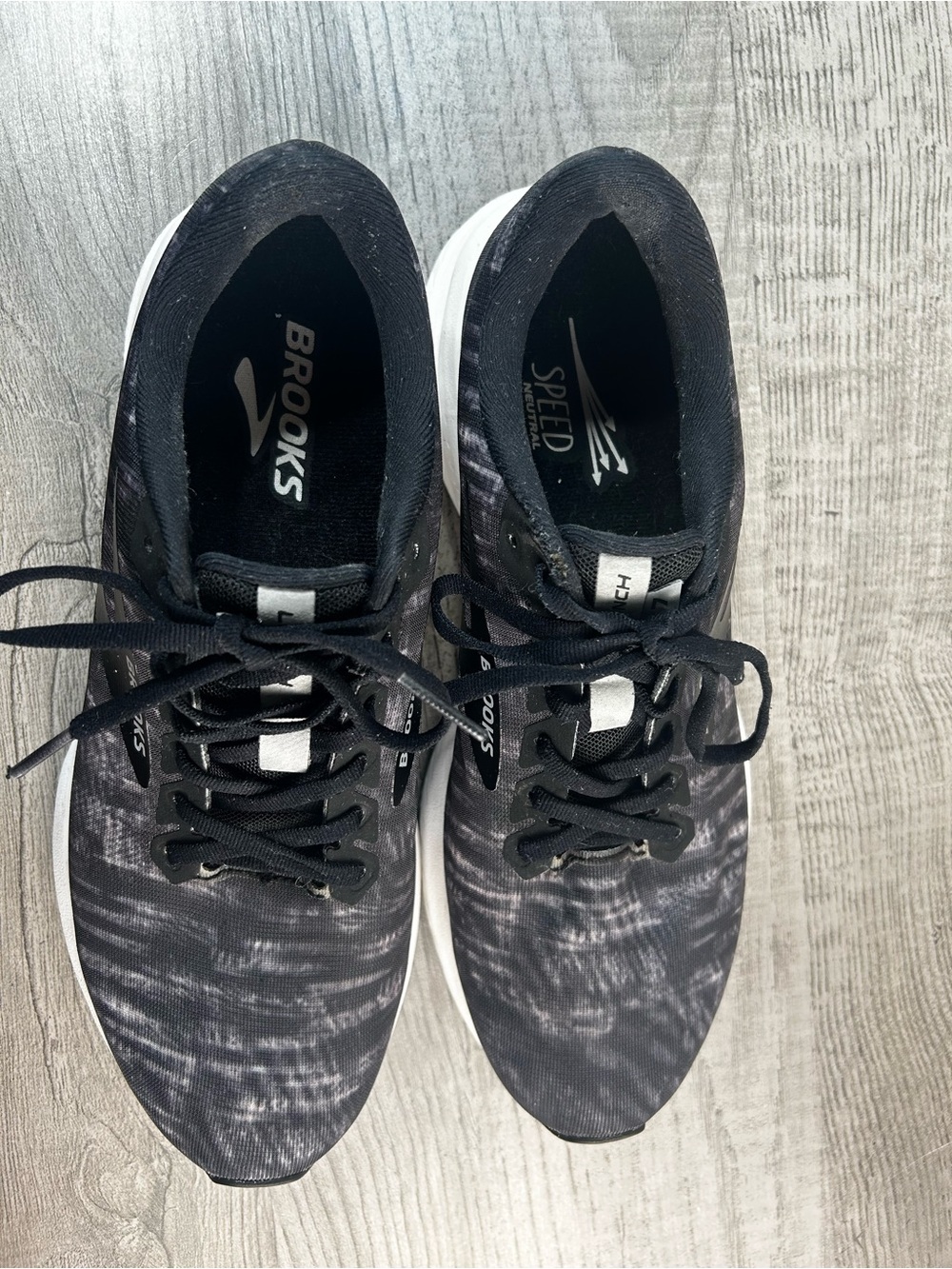 Brooks Launch 7 Black Marble Women’s Size 10.5 B Athletic SneakersRunning Shoes - Picture 9 of 13